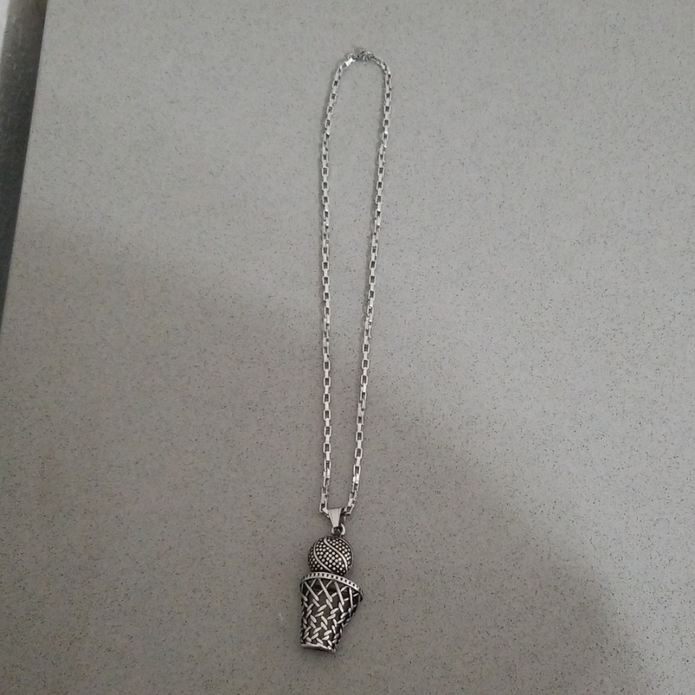 🆕️Basketball stainless Steel necklace  19" - Picture 2 of 6